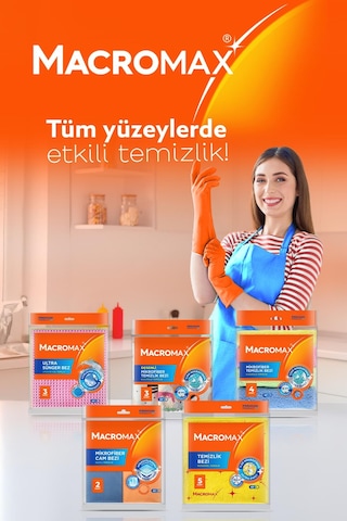 Macromax Temizlik Bezi 5'li Diğer