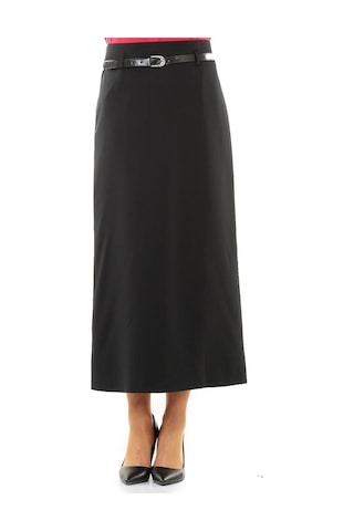 Soralline Kadın Etek Klasik 770 Siyah Siyah