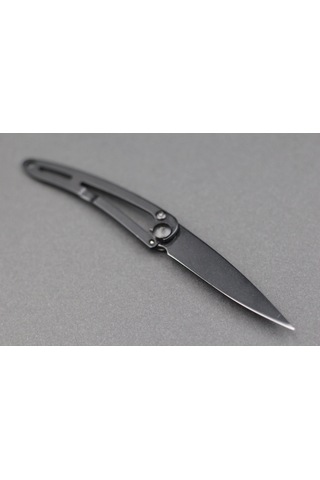 Deejo Kamp 15g, Pocket Knife, Black Naked, Art Deco, Cable Dee103 Gri