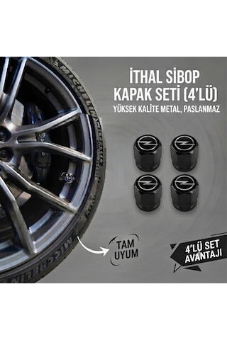 Opel Grubu İle Uyumlu Alüminyum Altıgen Sibop Kapak Seti Siyah - İthal Sibop Kapağı 4lü Set Opel Grubu İle Uyumlu Alüminyum Altıgen Sibop Kapak Seti Siyah - İthal Sibop Kapağı 4lü Set
