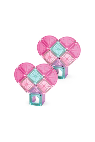 Magna-tıles - Travel Set - Kalpli Set Manyetik Bloklar - 26 Parça