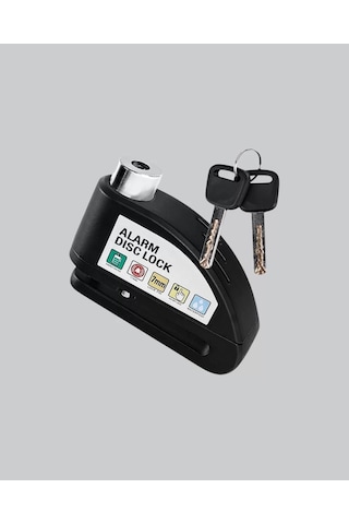 110 Db Alarmlı Disk Fren Kilidi Su Geçirmez Çelik Motosiklet Güvenlik Kilidi