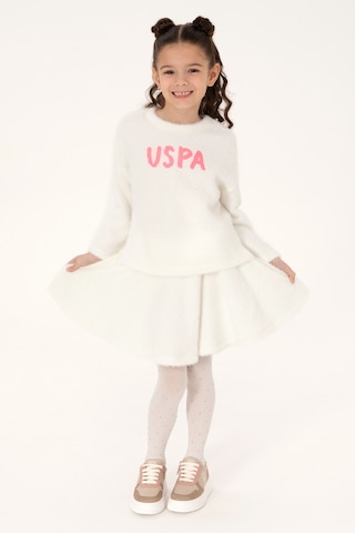 U.s. Polo Assn. Kız Çocuk Sweatshirt 50317981-vr256 İnci