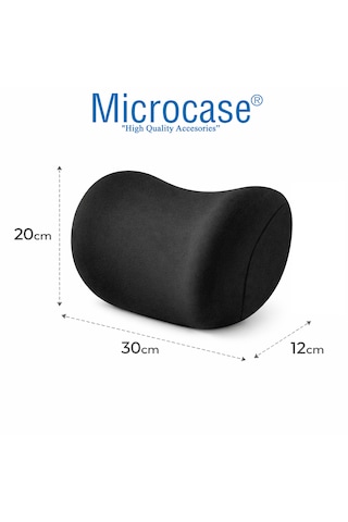 Microcase Ortopedik Memory Foam Oto Koltuk Kafa Minderi + Kafa Destek Minderi Al5524