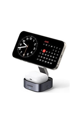 Ugreen 2'si 1 Arada Magsafe Kablosuz Hızlı Şarj Standı, 35316