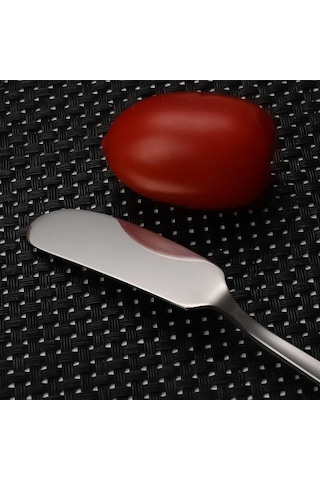 Kangvka 304 Paslanmaz Çelik 2'li Tereyağı / Peynir Sürme Bıçağı - Gümüş Ve Altın Renk Seçenekli, Ev Ve Restoran Kullanıma Uygun Altın - Gümüş