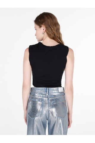 Colin's Colins Siyah Kadın Tshirt K.kol Cl1071942 Q1.v1 Blk Siyah