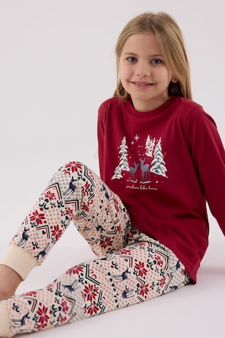 Arnetta Kız Çocuk Kırmızı Pijama Takımı Ar3452-c-v1 Kırmızı