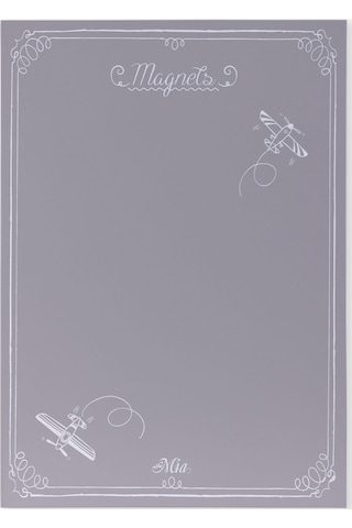 The Mia Magnet Panosu 70x50 Cm Açık Gri Krn0040
