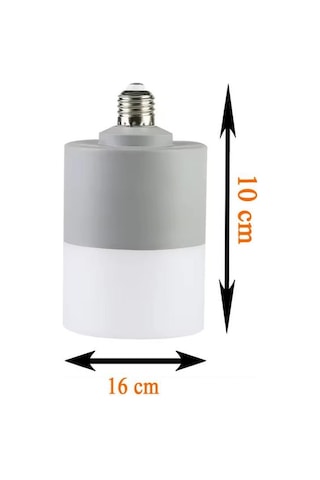 Zmr 30w Oval Torch Led Ampul 6500k Beyaz Işık Dekoratif Jumbo Led Lamba