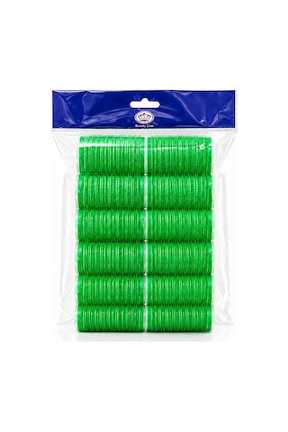 Profesyonel Cırtlı Bigudi 25 Mm 2,5 Cm 12'li Set - Yapışkanlı Saç Bigudisi Yeşil Küçük Boy Profesyonel Cırtlı Bigudi 25 Mm 2,5 Cm 12'li Set - Yapışkanlı Saç Bigudisi Yeşil Küçük Boy