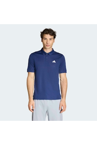 Adidas Workout Essentials Erkek Mavi Polo Tişört Kd5437
