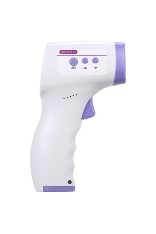 Ruicoo Ev İçin Dokunmadan Isı Ölçer - Yüksek Hassasiyetli Vücut Termometresi - 3 Renkli Lcd Ekranlı Pil Yok