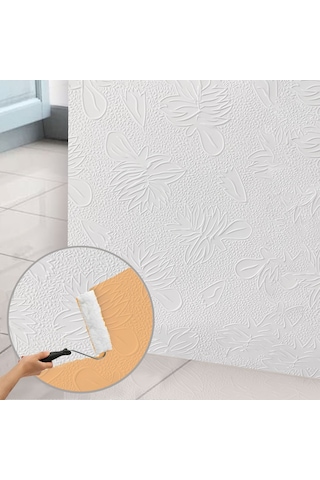 3d Duvar Paneli Boyanabilir Dekota 60x120 Cm / Ağaç Desenli 7'li Paket-5 M²