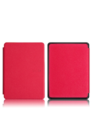 Amazon Kindle 12.nesil 7 Paperwhite E Kitap Okuyucu Kılıfı Kırmı
