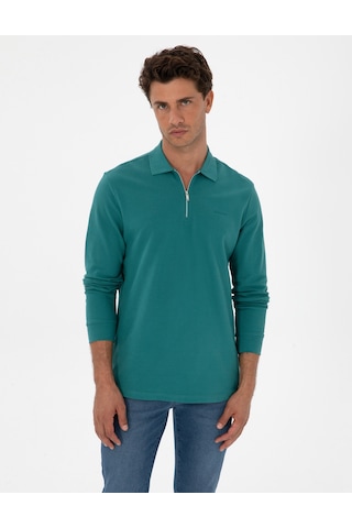Pierre Cardin Erkek Zümrüt Sweatshirt 50314046-vr055 Zümrüt