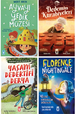 2-3-4. Sınıf Okuma Kitapları Ayvayı Yedik Müzesi - Dedemin Kurabiyeleri - Yaşam Dedektifi Derya - Fl
