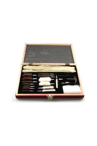 27parça Ahşap Kutu Evrensel Temizleme Seti