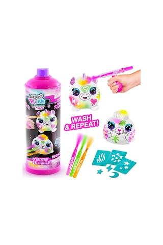 Airbrush Plush Sürpriz Mi Ni Neon Peluş 2'li Paket Çok Renkli