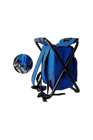 Bloomnest Sırt Çantalı Kamp Sandalyesi - Su Geçirmez Balıkçılık Tabure, Kamp/mangal/piknik İçin Hafif Yalıtımlı Sandalye A1168 Altın-siyah Altın - Siyah