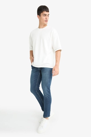 Defacto Pedro Slim Fit Dar Kalıp Normal Bel Dar Paça Jean Pantolon G2235ax25aunm34 Mavi