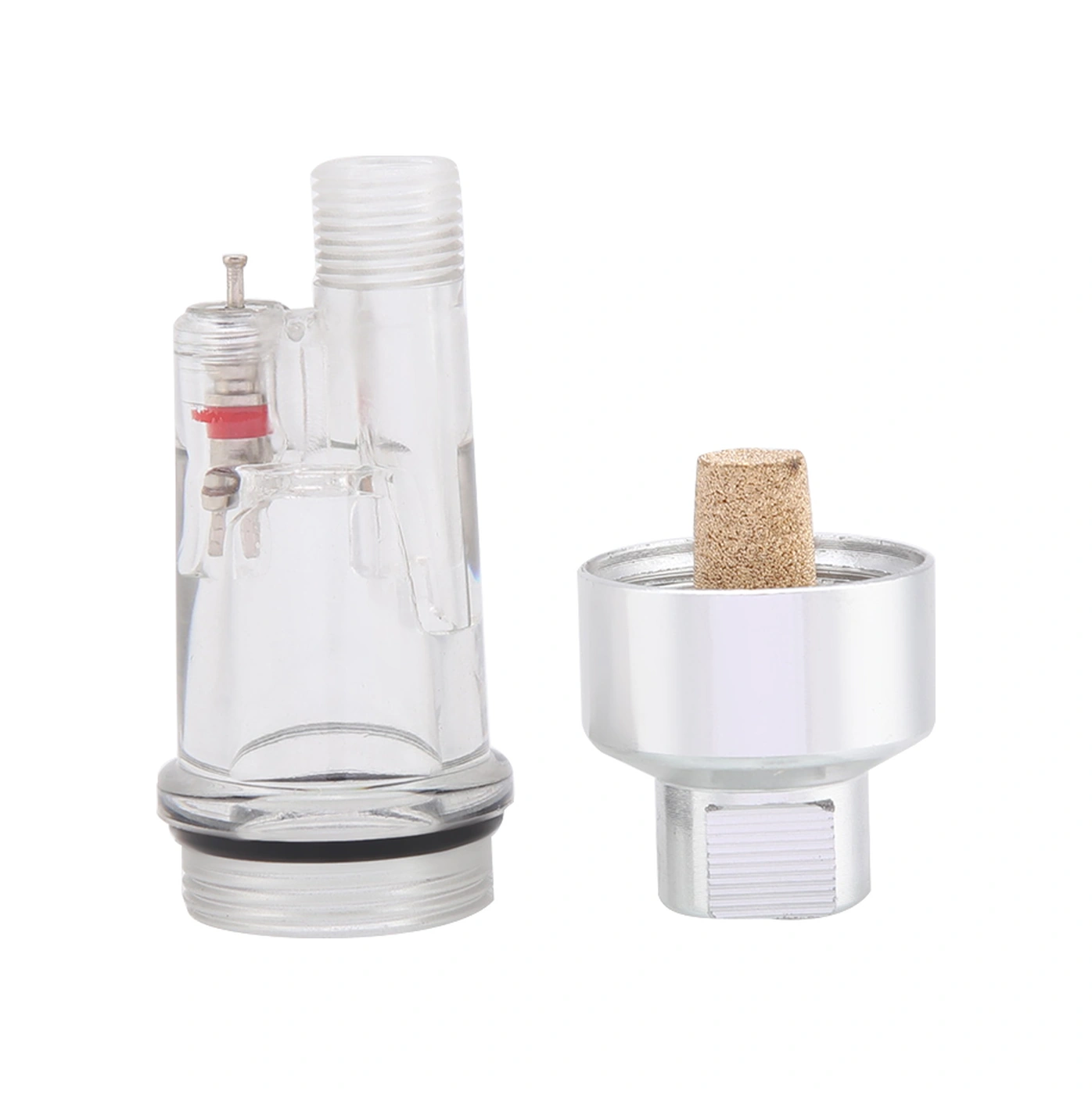 Hangfox 1/8" Bsp Mini Hava Filtresi - Pistol Kolu Tipi Yağ-su Ayırıcı, 5 Mikron Filtre Elemanı İle Temiz Ve Kuru Hava Sağlar, Sprey Fırçalarını Nem Hasarından Korur