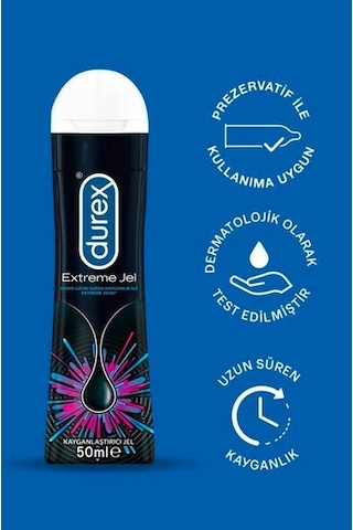 Durex Extreme Prezervatif 20'li + Extreme Jel 50 ML