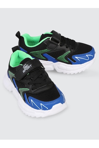 Civil Sport Erkek Çocuk Spor Ayakkabı 26-30 Numara Siyah-saks Siyah-Saks