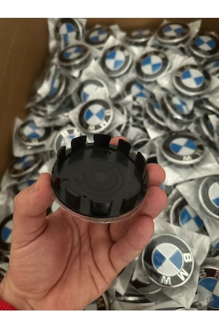 Bmw F10 68mm Jant Göbeği 4lü Set Metal Logo 100