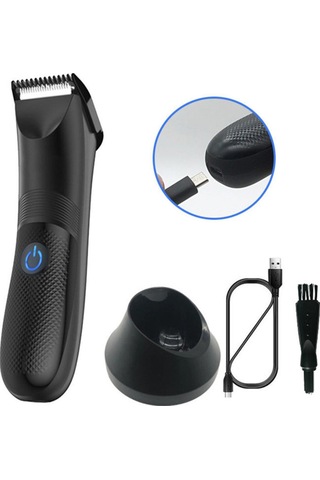 Erkekler İçin Göğüs Tüyü Elektrikli Epilatör, Yüz Temizliği İçin Kolay Şarj Edilebilir, Ağrısız Koltuk Altı Tüyü Düzeltici