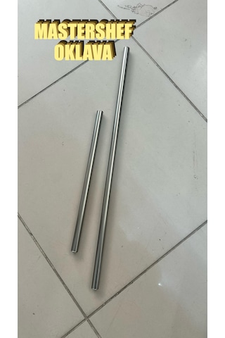 Metal Oklava Alüminyum İkili Set 40 Cm Ve 70 Cm Ebatlarında 19mm Kalınlığında