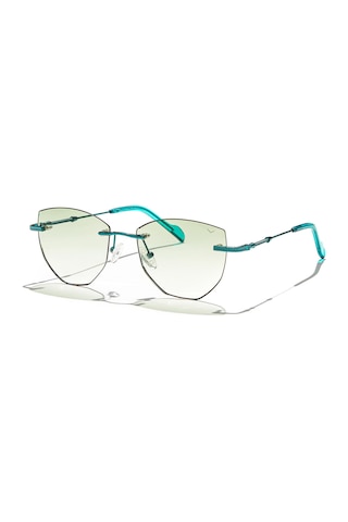 Zen Milano Eyewear S25631-c4 54 Kadın Güneş Gözlüğü Yeşil