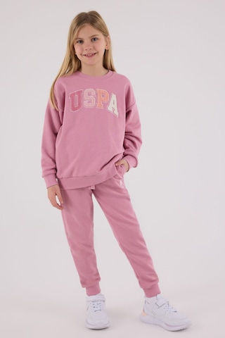 U.S. Polo Assn. U.s. Polo Assn Kız Çocuk Pembe Eşofman Takımı Us2306-c-v1 Pembe