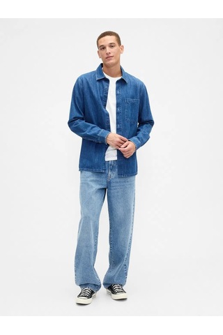 Gap V-frch Mını Logo Tee Beyaz