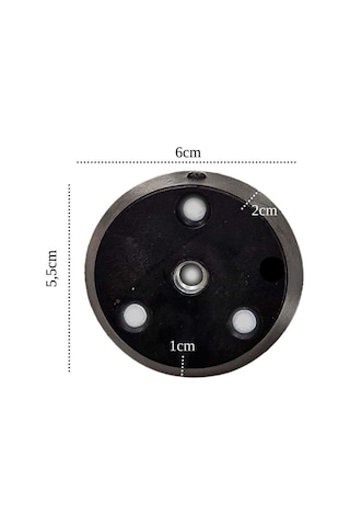 4 Adet Açılı Zigon Sehpa Bağlantı Aparatı Siyah