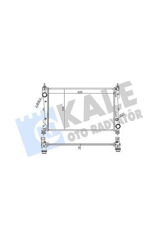 Radyatör Doblo 1.4-1.3 Dmtj 10 Combo 1.3 Cdti 12 Mekanik Ac /- 620x400x16-273809