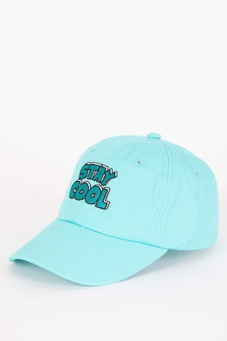 Defacto Erkek Bebek Pamuklu Beyzbol Basketbol Şapkası C1210A524SMBE174 Mavi