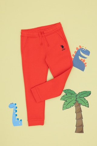 U.S. Polo Assn. Kız Çocuk Kırmızı Şardonlu Jogger Eşofman Altı 50316914-VR030