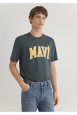 Mavi - Mavi Logo Baskılı Yeşil Tişört 0611711-71598 Yeşil