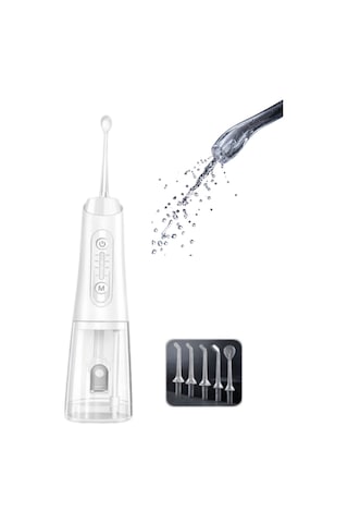 Kablosuz Ağız Duşu Ipx7 Su Geçirmez 320 Ml Hazneli Güçlü Su Basınçlı