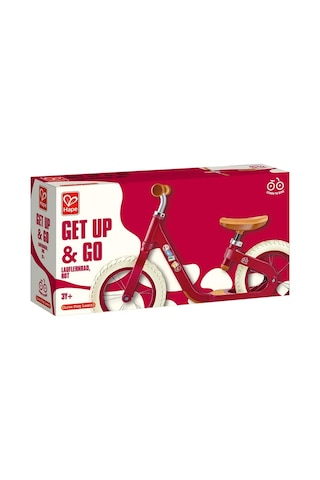 Hape Get Up & Go Denge Bisikleti,çevre Dostu, Hafif Ve Dayanıklı Tasarım Çocuk Bisikleti Kırmızı
