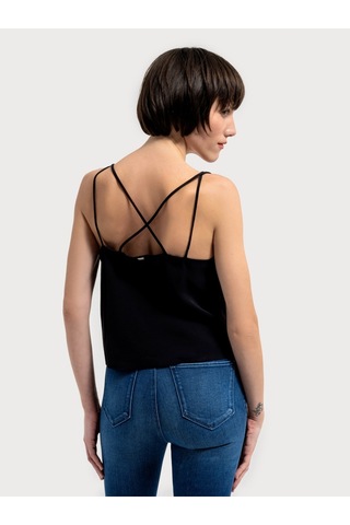 Regular Fit Kadın Bluz K.kol Siyah