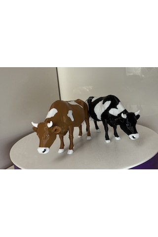 Çiftlik Hayvanı İnek Renkli 3d