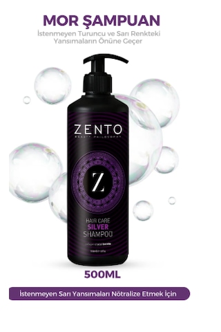 Zento Haır Care Shampoo Mor Şampuan 500 Ml Zento Haır Care Shampoo Mor Şampuan 500 Ml