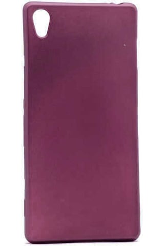 Sony Xperia Z2 Kılıf Zore Premier Silikon Kapak Mürdüm