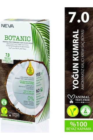 Botanıc Amonyaksız Kalıcı Krem Boya Seti 7.0