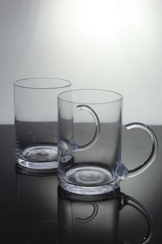 Paşabahçe Kristal Kulplu Bardak 6 Lı 200 Cc 121487 12180 - Şeffaf