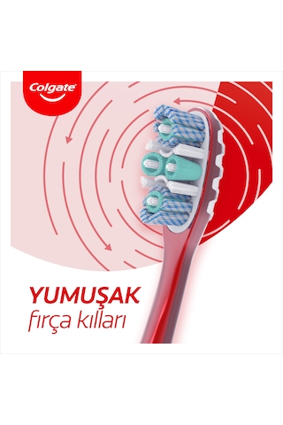 Colgate 360 Gelişmiş Optik Beyaz Yumuşak Beyazlatıcı Diş Fırçası
