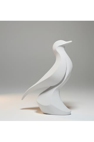 Volantis Minimalist Kuş Heykeli 10 Cm - Modern 3d Baskı Dekoratif Biblo