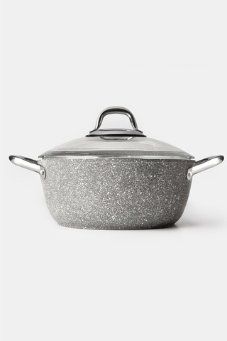 Urla Derin Tencere 24 Cm Gri